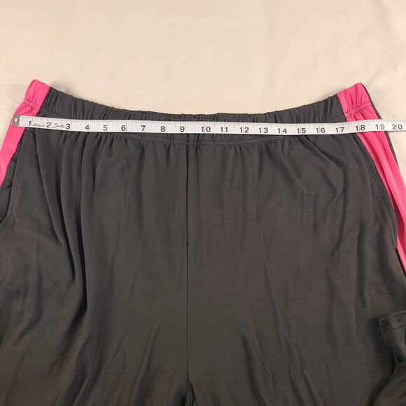 Men's-Women's Pajamas long sleeve shirt and pants 3XL Black & Pink New - Picture 5 of 11